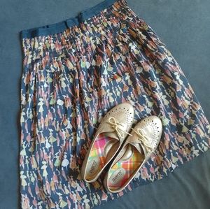 Gold Leather Born Loafers